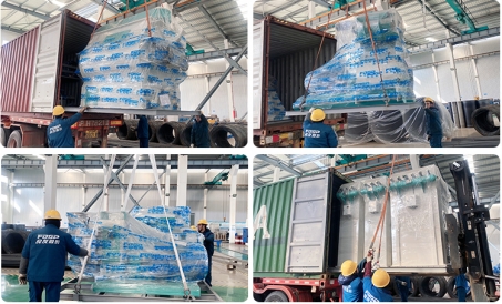 बाघ के साल में पहली डिलीवरी! FDSP फ़ीड उत्पादन उपकरण बांग्लादेश के लिए जहाज